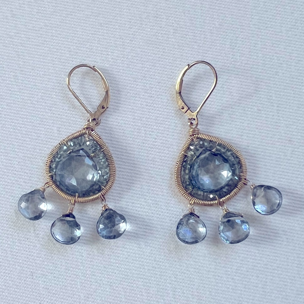 Dana Kellin 14k Gold Fill Teardrop Earrings